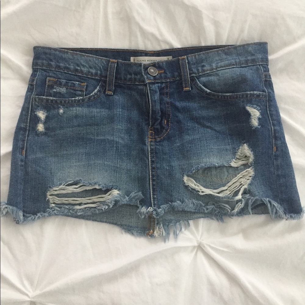 Flying Monkey 🐒 mini jean skirt 25